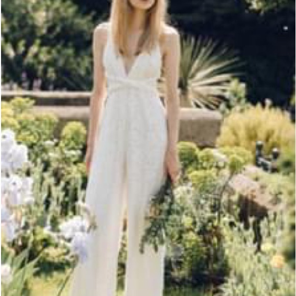 Two birds New York lace wedding romper - Picture 3 of 5